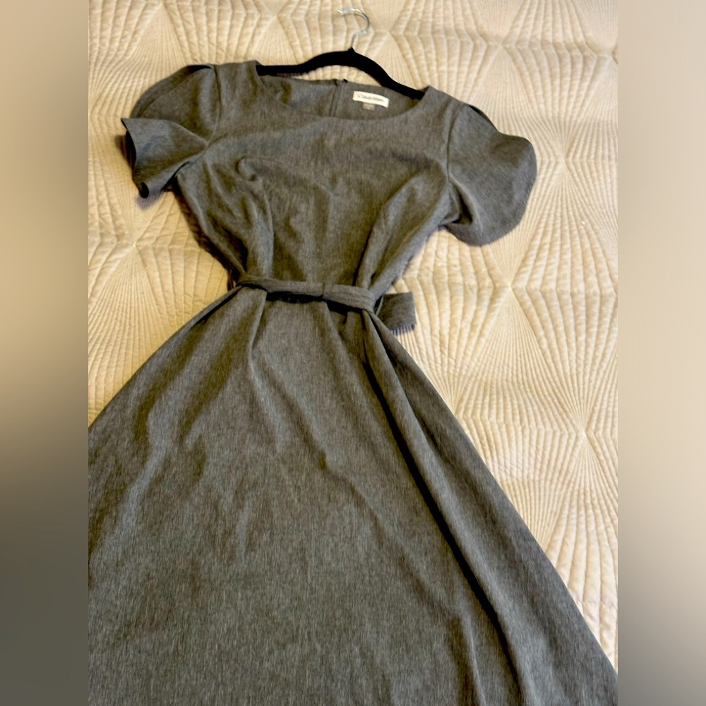 Calvin Klein Dress Size 8 Grey